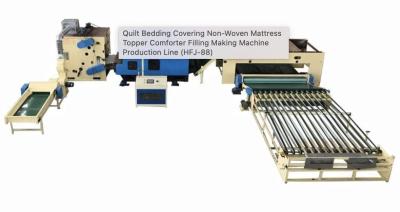 Chine Chaîne de production complètement automatique d'édredon fibre de polyester 160kg par heure à vendre