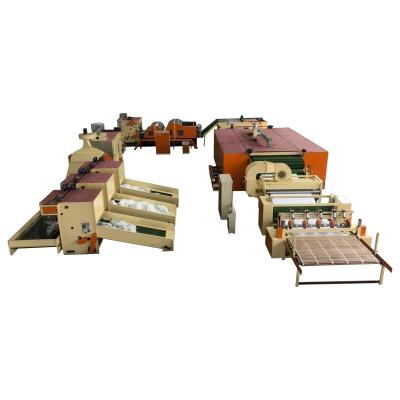 中国 ポリエステル線維の堅いマットレスのソファーのパッドの家具のための非編まれた詰め物の生産ライン 販売のため