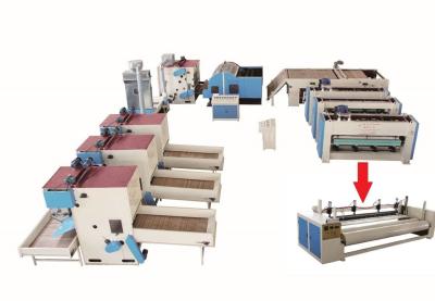 China Rug Carpet Insulation Wool Yarn Nonwoven Needle Punch Machine 4700mm for sale