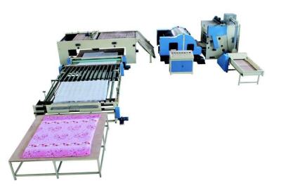 China Automatic Duvet Quilt Making Machine Microfiber 3200mm Production Line for sale