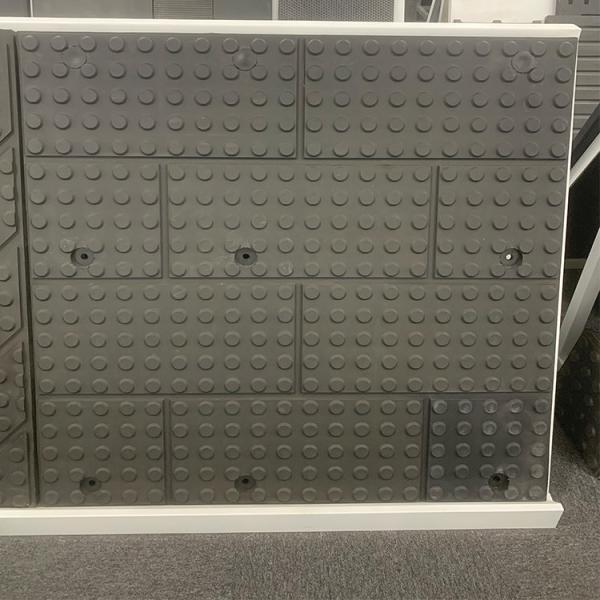 Quality Floor Large Black Rubber Mat Embedded With 4mm Steel Plate for sale