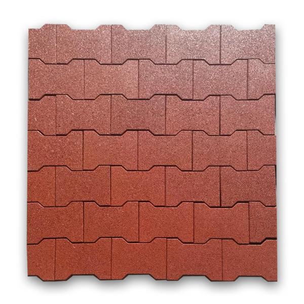 Quality Interlocking Dog Bone Rubber Horse Pavers With Sound Isolation And Damping for sale