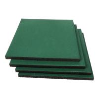 Quality Interlocking Tiles 20X20X1 Heavy Duty Rubber Tile Green Non-Slip Outdoor Rubber for sale