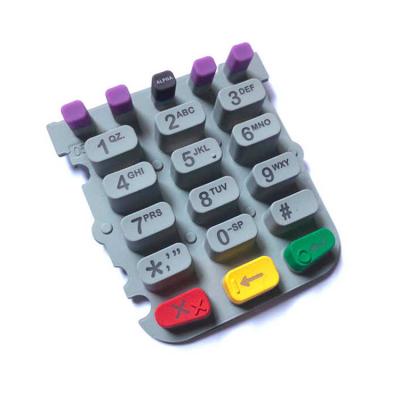 China Silicon Rubber Keypad For Verifone Vx520 POS Terminal With Silk Printing Logo for sale