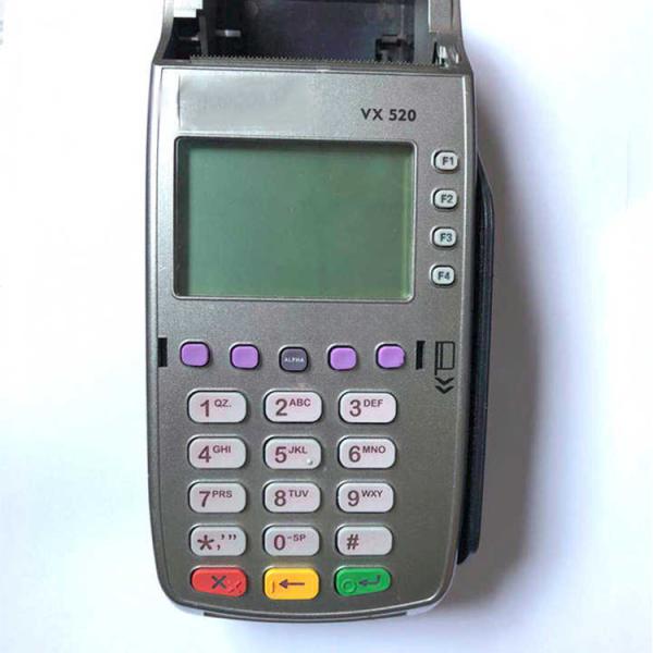 Quality Silicon Rubber Keypad For Verifone Vx520 POS Terminal With Silk Printing Logo for sale