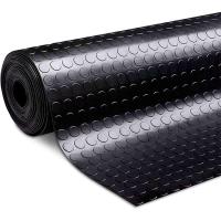 Quality E-Purchasing 3mm Thick Rubber Floor Rubber Mat 16.4 X 3.3 Fts Rubber Stall Mats Heavy Duty Coin-Grip Pattern for sale