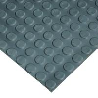 Quality E-Purchasing Coin Patterned Rubber Flooring Rolls With Size 9m X 1.5m Gray Color for sale