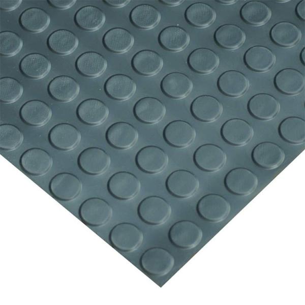 Quality E-Purchasing Coin Patterned Rubber Flooring Rolls With Size 9m X 1.5m Gray Color for sale