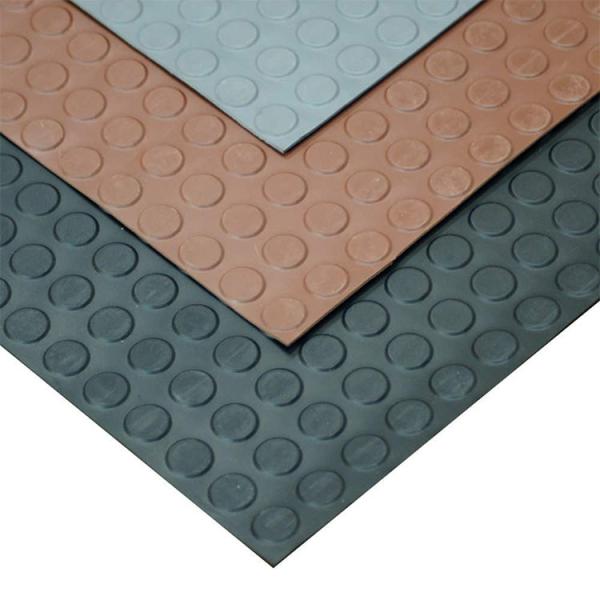 Quality E-Purchasing Coin Patterned Rubber Flooring Rolls With Size 9m X 1.5m Gray Color for sale