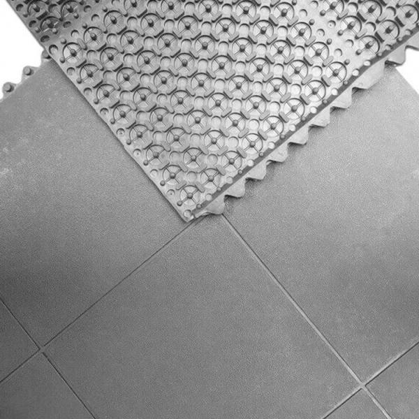 Quality Interlocking Rubber Horse Stable Mats Floor Tiles 90cm X 90cm X 14mm And Edge for sale