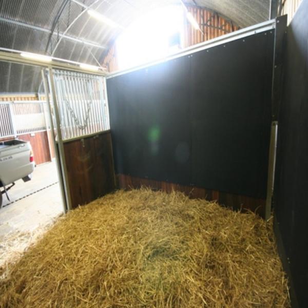 Quality 1.20m X 2.50m Rubber Mats For Horse Stall Walls Color Black And Thickness 18mm for sale