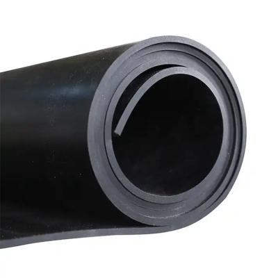 China Fireproof Waterproof Black 0.5mm Heat Resistant Silicone Rubber Wall Mat for sale