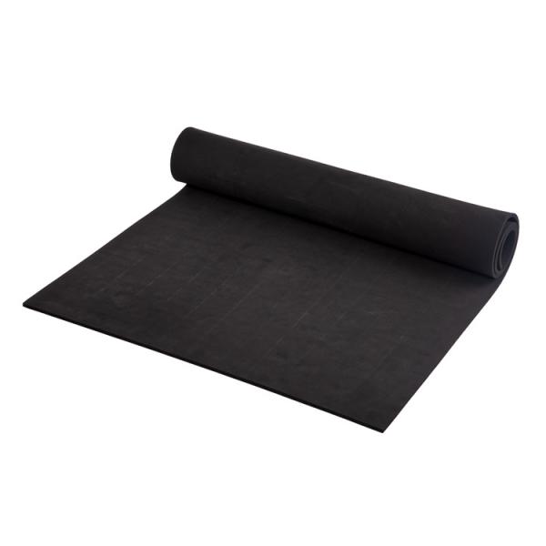 Quality Fireproof Waterproof Black 0.5mm Heat Resistant Silicone Rubber Wall Mat for sale