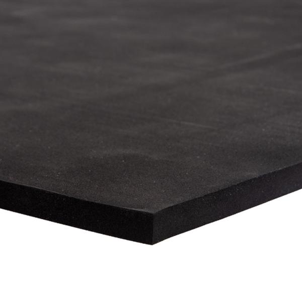 Quality Fireproof Waterproof Black 0.5mm Heat Resistant Silicone Rubber Wall Mat for sale