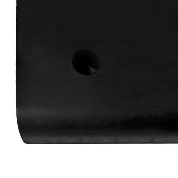 Quality 1000 X 450 X 40mm Black Horse Pool Wall Rubber Cushion Mat for sale