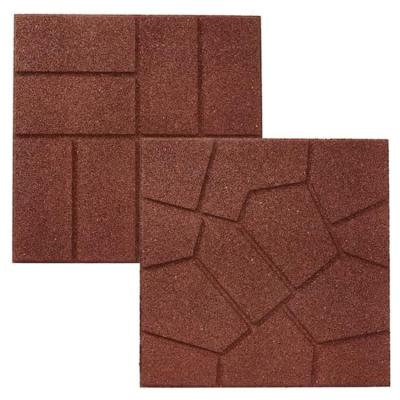 China Non-Slip Rubber Floor Mat Safety Mat Rubber Floor For Horse Racecourse Access Outdoor Rubber Floor Tile for sale