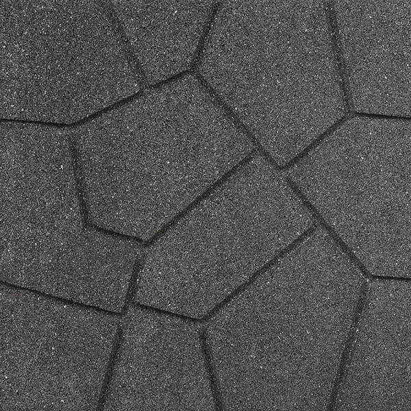 Quality Gray Color And 8 Tiles Rubber Dual Sided Rubber Paver Tile-16" X 16" X 3/4" Inch for sale