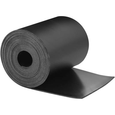 China Neoprene Rubber Strips Solid Rubber Roll Neoprene Solid Rubber Sheet For Horse Trailer Wall 12in X 1/16in X 10ft for sale