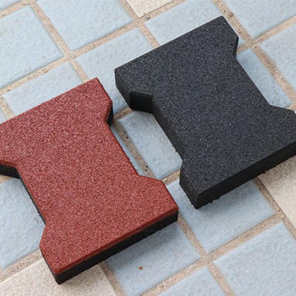 Quality Shock Absorbing Red Color Rubber Horse Walker Matting 160 X 200 X 20mm for sale