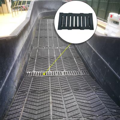 China 600*460*38mm Drainage Rubber Cover Mats horse rubber mats For Racecourse Channel Tunnel for sale