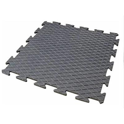 China Horse Cleaning Area Ribbed Surface Anti Slip Rubber Mats Interlocking Rubber Mats for sale
