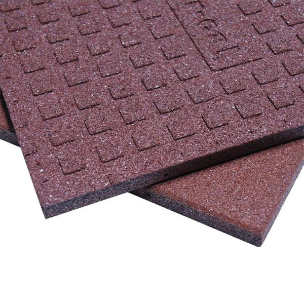 Quality E-Purchasing Eco-Sport Interlocking Tiles Outdoor Rubber Flooring -500x500mm - 4 for sale