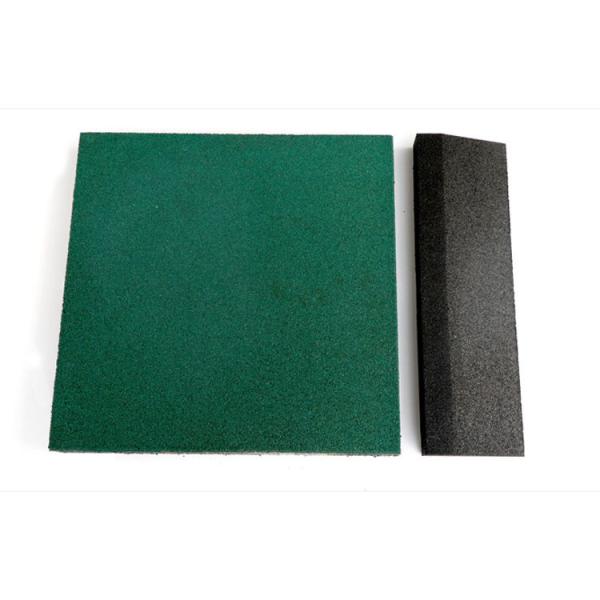 Quality 2 Pcs Easy-Diy Ultra Thick Interlocking Outdoor Rubber Tiles , 45mm Thick For for sale