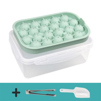 China Wholesale Hot Selling Bpa Free Food Grade Silicone Ice Cube Tray Easy Release Ice Cube Mould for sale