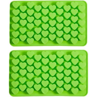 China Mini Heart Shape Silicone Gummy Molds With Dropper, Findtop Chocolate Mold Silicone Cake Molds For Baking Chocolate for sale