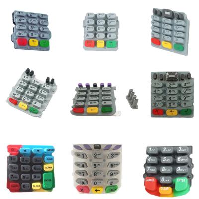 China Silicone Rubber Keypad Pos Keypad Lipman Nurit 8020/8400/3000/8010/8320 Silicone Keypad for sale