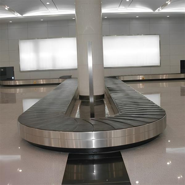 Quality Black Rough Top Airport Baggage Large Rubber Mats Rubber Conveyor Belt for sale