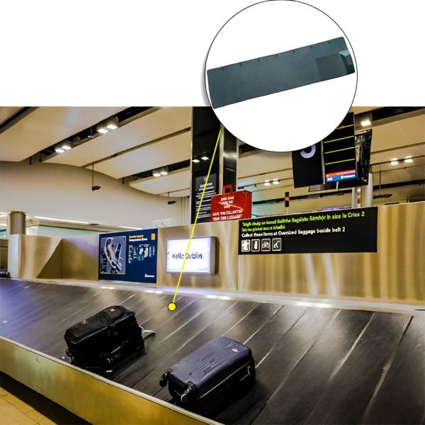 Quality 7mm Large Rubber Mats Professional Inclined Skirt Rubber Arrival Airport Baggage for sale