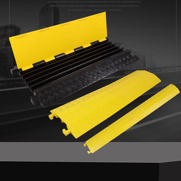 Quality Rubber Cable Chute Speed Bump Cable Protection Groove Pressure Plate Indoor for sale