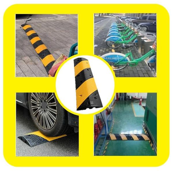 Quality Rubber Cable Chute Speed Bump Cable Protection Groove Pressure Plate Indoor for sale