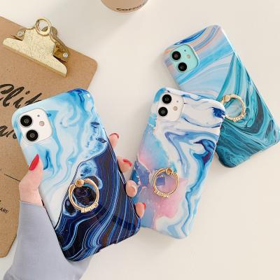 China Soft TPU IMD Finger Grip Stand Phone Cases Roughed Corners for sale