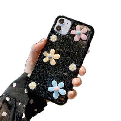 China Anti Dirt Daisy Phone Cases 3D Toy DIY Design For Girls Women for sale