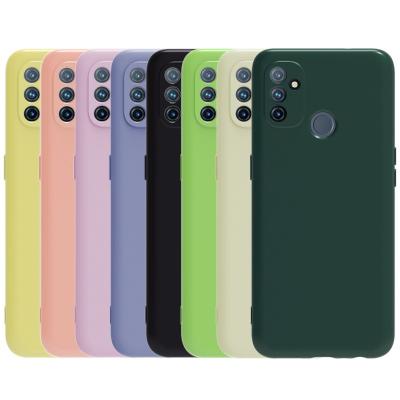 China Oneplus Nord N100 Liquid Silicone Tpu Shockproof Phone Case Camera Protection Easy To Clean for sale