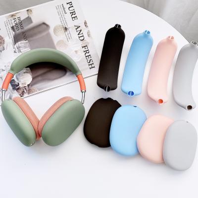 China Airpods Max Protective Case Silicone Anti Shock Flexiable Easy Install Headset Cover for sale