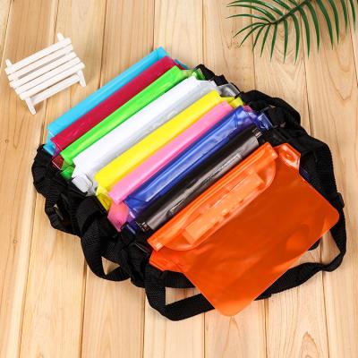 China PVC Waterproof Phone Case Laptop Touch Screen Bag Adjustable Length for sale