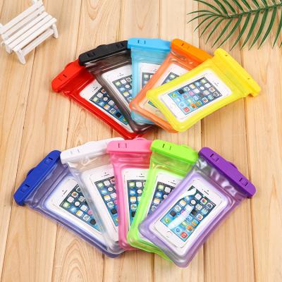 China TPU Waterproof Phone Case Universal Air Float Neck Lace Strap for sale