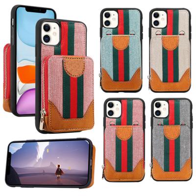 China Shockproof Card Pocket Phone Case Money Sleeve PU Leather High Protection for sale