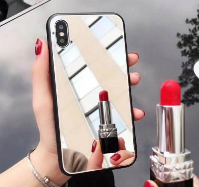 China Espejo electrochapado funda protectora más femenina del final de Iphone 7 del maquillaje en venta