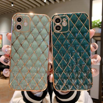 China Desenhista galvanizado lustroso Cell Phone Cases para Iphone 11 12 pro Max Shockproof à venda