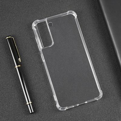 China Transparent Shockproof Phone Cases For Samsung Galaxy S21 Fe Tpu Material for sale