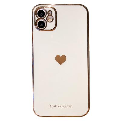 China Lovely Electroplate Shockproof Smartphone Case For Iphone 11 12 Pro Max for sale