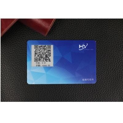China Visual Keys OTP Smart Card NFC SOS One Button Call Thickness 1.2mm for sale