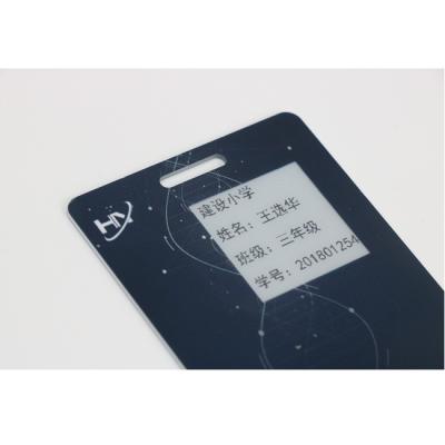 中国 電子インク スクリーンが付いている指紋の支払1.5mmの保証スマート カード7816 販売のため
