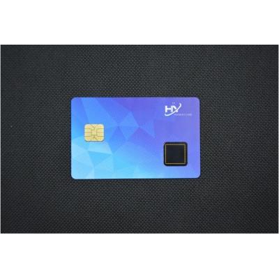 China Hardware Software Design biometric fingerprint card 3.0mm 7816 interface for sale