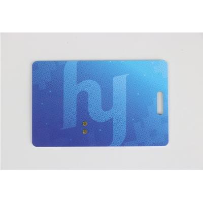China Cold Pressure Method RFID LED Card 13.56mHz Bluetooth Member Id Cards for sale