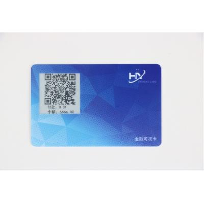 China OTP Electronic Ink Screen Embedded Credit Card Bluetooth 7816 Interface for sale